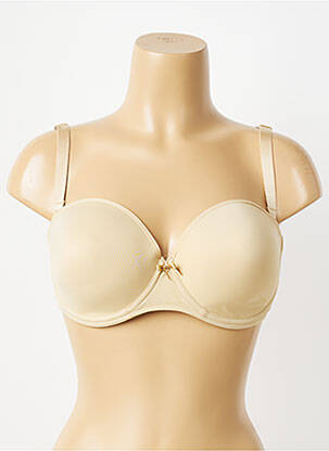 Sutien efect material satinat top sutien modelat piele CHANTELLE femeie