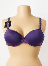 Sutien efect material satinat top sutien modelat violet CHANTELLE femeie