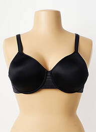 Sutien efect material satinat top sutien modelat negru CHANTELLE femeie