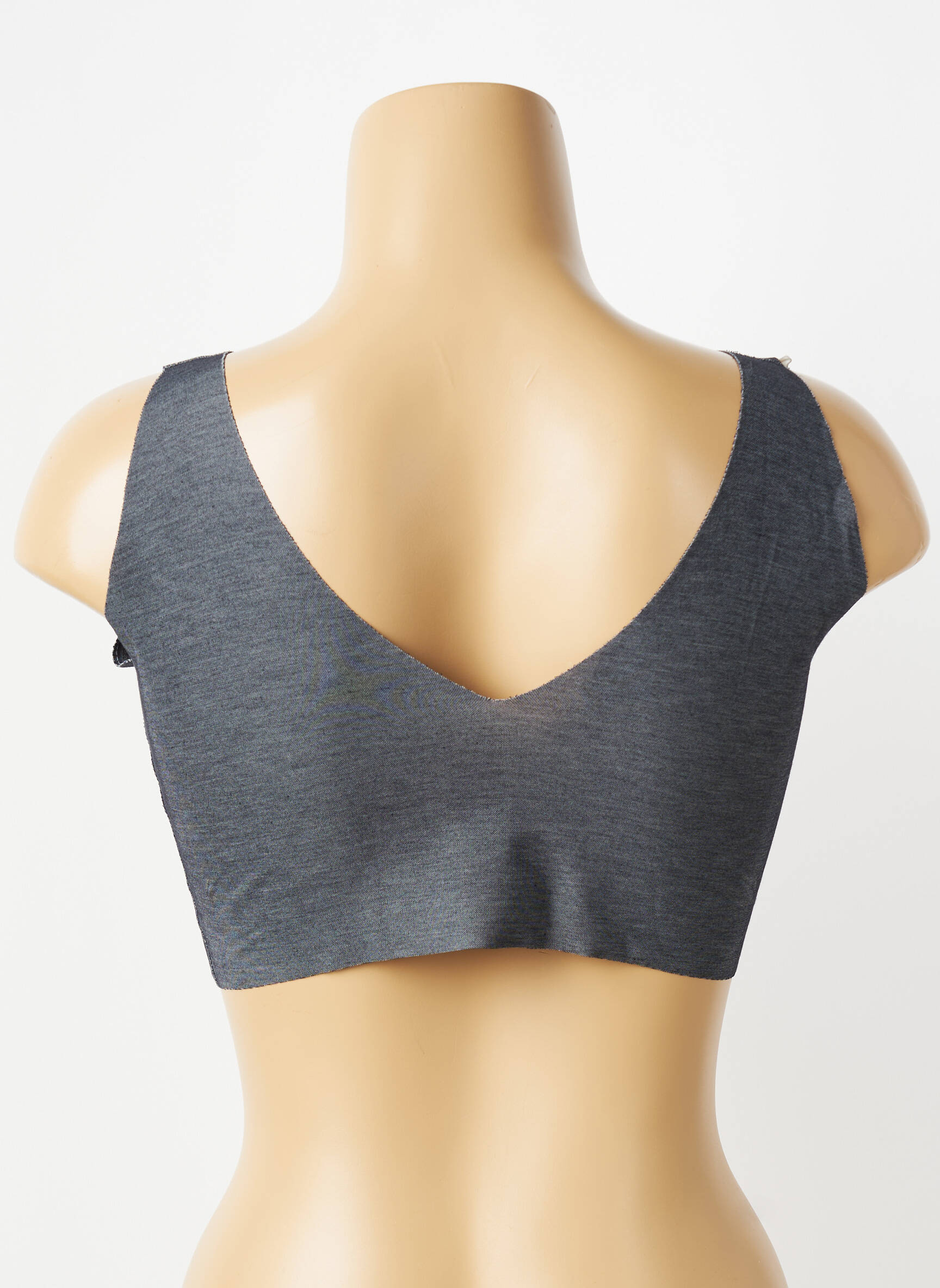 Sutien efect material satinat sutiene gri SLOGGI femeie