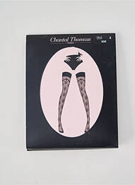 Colanți broderie negru CHANTAL THOMASS femeie