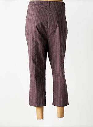 Pantalon trei sferturi talie elastică mărime normală maro GRIFFON femeie