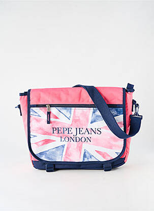 Geantă curea reglabilă formă geantă poștaș albastru PEPE JEANS femeie