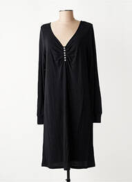 Rochie midi mâneci lungi mâneci lungi negru DIPLODOCUS femeie