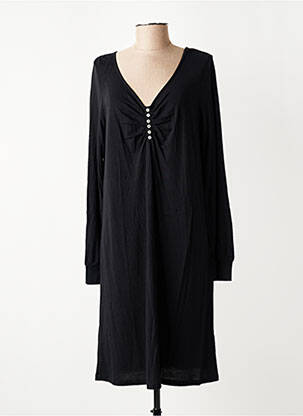 Rochie midi mâneci lungi mâneci lungi negru DIPLODOCUS femeie