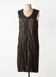 Rochie midi fără mâneci fără mâneci maro JENSEN femeie