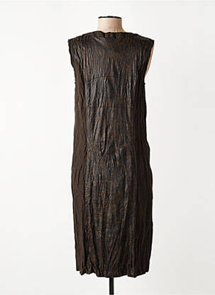Rochie midi fără mâneci fără mâneci maro JENSEN femeie