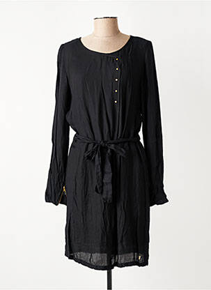 Rochie midi mâneci lungi mâneci lungi negru DIPLODOCUS femeie