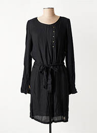 Rochie midi mâneci lungi mâneci lungi negru DIPLODOCUS femeie