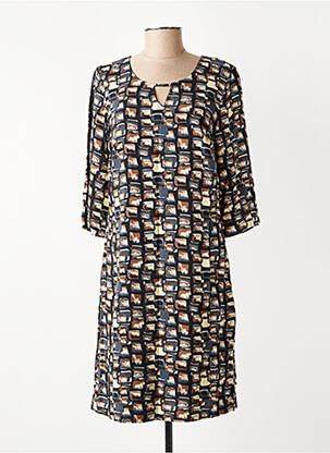 Rochie midi mâneci 3/4 mâneci 3/4 negru JENSEN femeie
