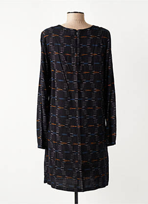 Rochie midi croială fluidă mâneci lungi negru SURKANA femeie