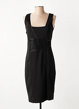 Rochie midi fără mâneci fără mâneci negru POUSSIERE D'ETOLE femeie
