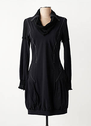Rochie scurtă mâneci lungi mâneci lungi negru O.K.S femeie