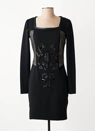 Rochie scurtă mâneci lungi mâneci lungi negru CARLOPIK femeie