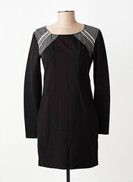 Rochie scurtă mâneci lungi mâneci lungi negru CARLOPIK femeie