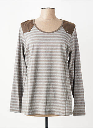 Tricou mâneci lungi mâneci lungi gri JENSEN femeie