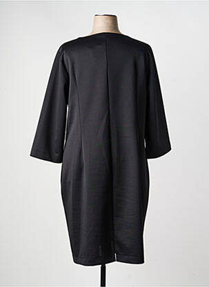 Rochie midi mâneci 3/4 mâneci 3/4 negru FRANCK ANNA femeie