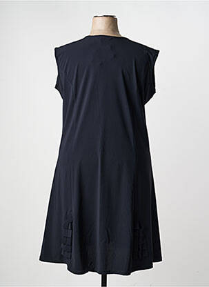 Rochie midi mâneci scurte mâneci scurte negru FRANCK ANNA femeie