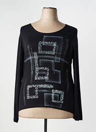 Tricou mâneci lungi mâneci lungi negru CLAUDE DE SAIVRE femeie