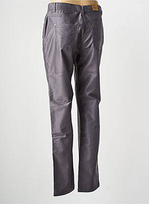 Pantalon slim țesătură acoperită mărime normală gri JENSEN femeie