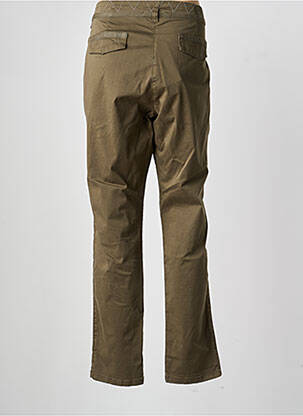 Pantalon chino țesătură poplin talie înaltă verde MADO ET LES AUTRES femeie