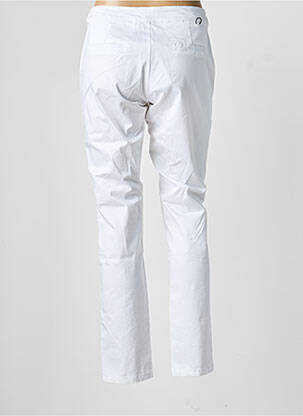 Pantalon slim țesătură poplin mărime normală alb MADO ET LES AUTRES femeie