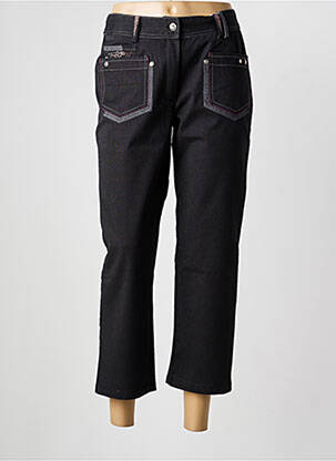 Pantalon 7/8 elasticitate mărime normală negru JAC JAC femeie
