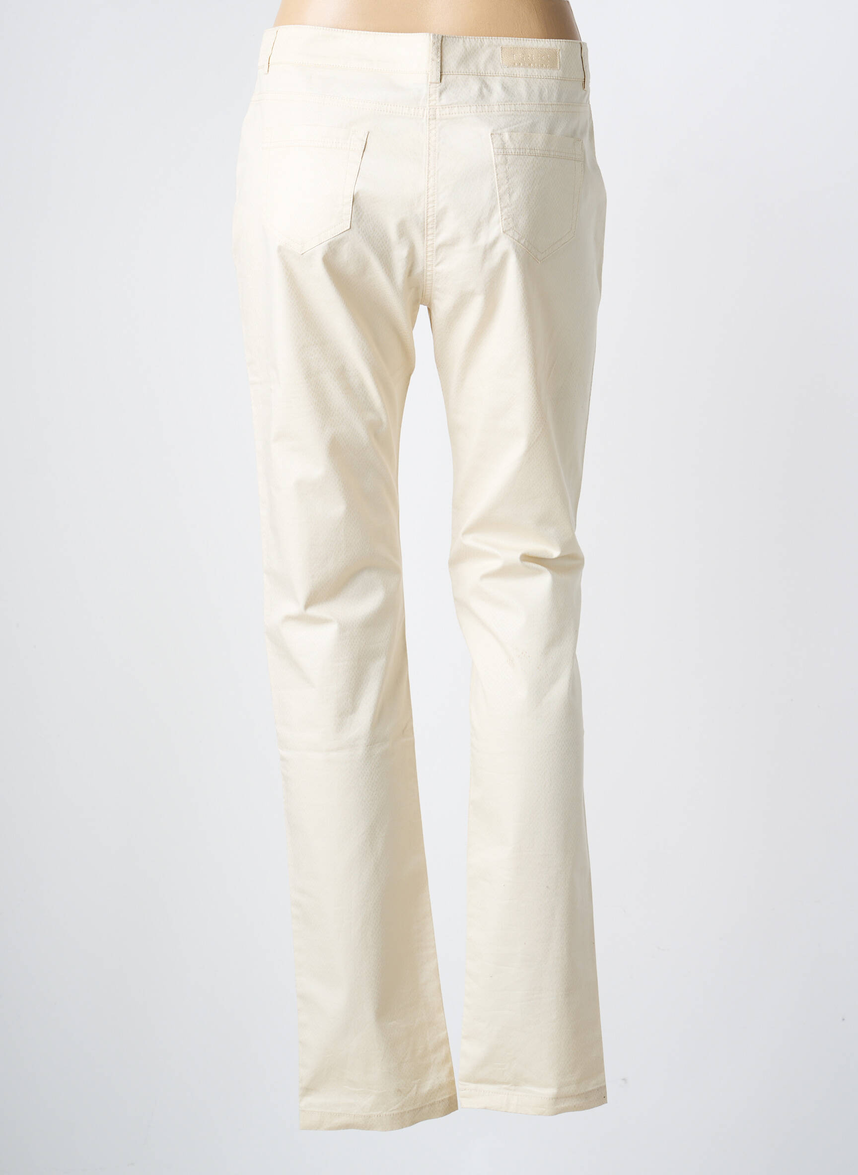 Pantalon slim elasticitate mărime normală bej FRED SABATIER femeie