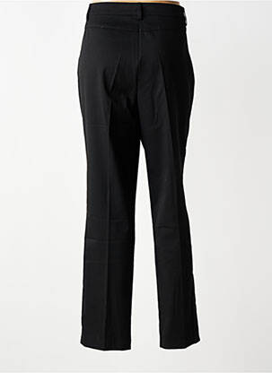 Pantalon slim țesătură poplin mărime normală negru GELCO femeie