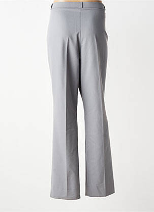 Pantalon drept închidere cu fermoar sub clapetă cu nasturi mărime normală gri QUATTRO femeie