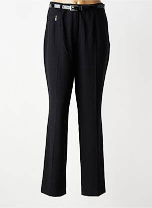 Pantalon drept țesătură crep talie înaltă negru STEILMANN femeie