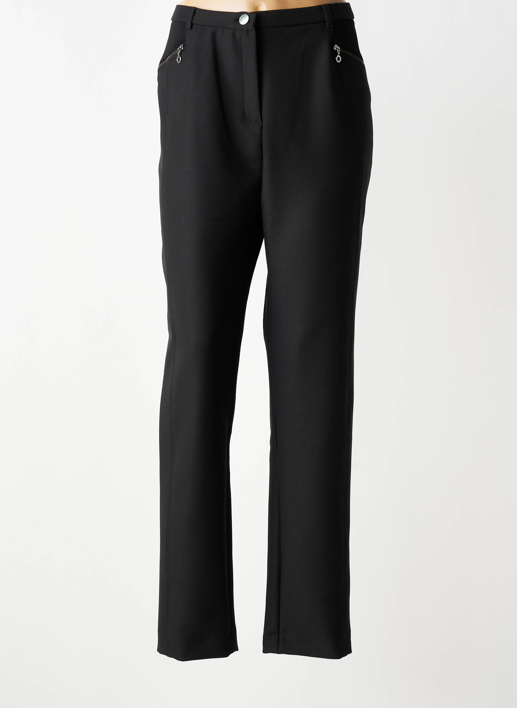 Pantalon slim mărime normală mărime normală negru PAUPORTÉ femeie