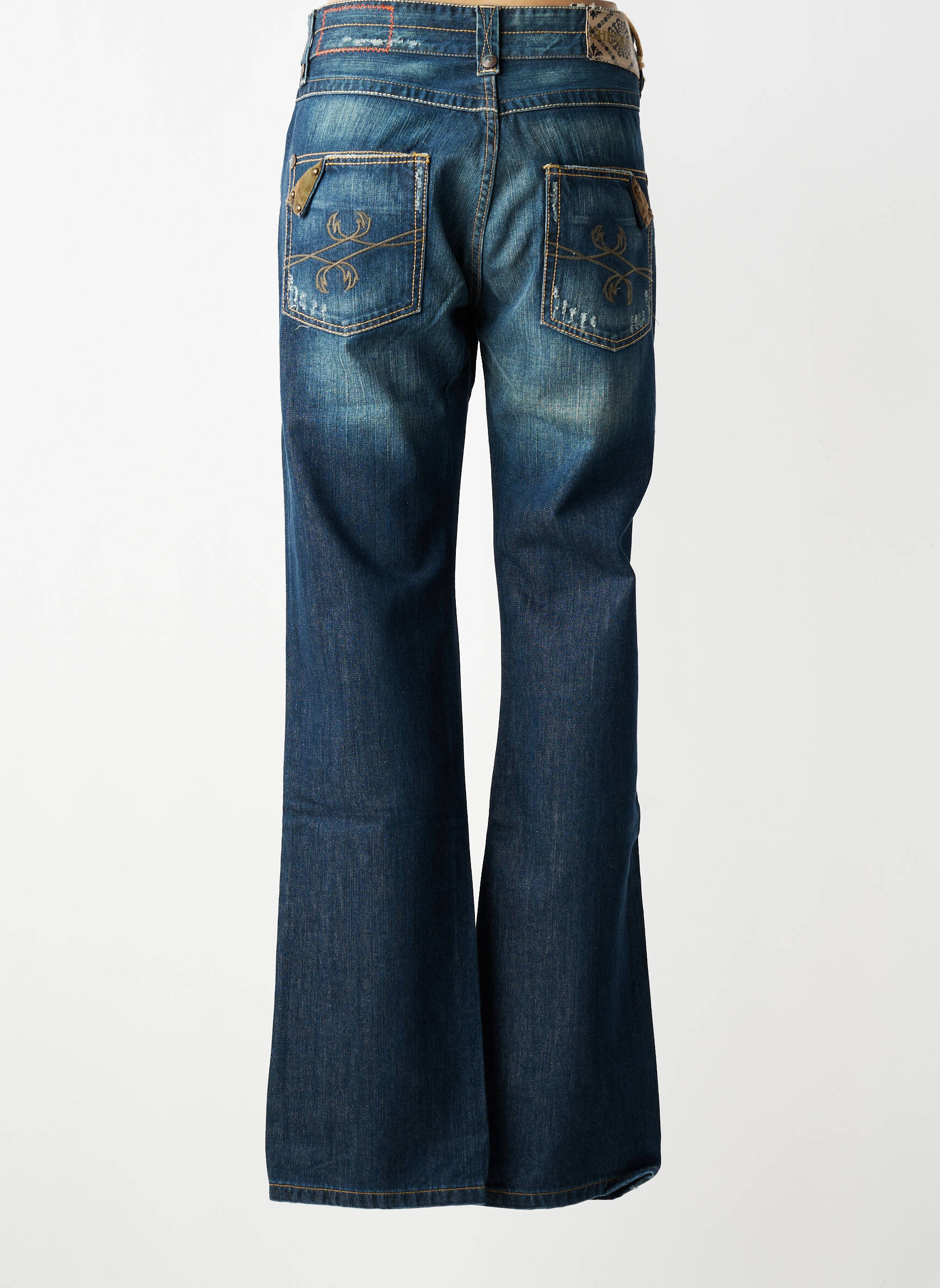 Blugi bootcut mărime normală mărime normală albastru CHEYENNE femeie