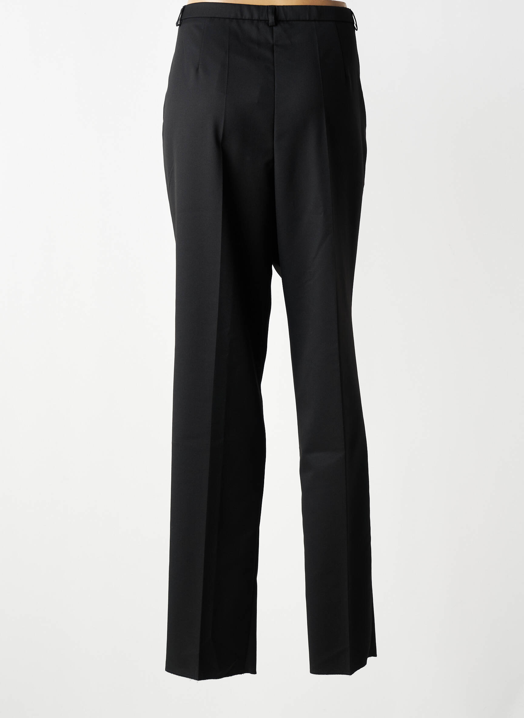 Pantalon slim țesătură poplin mărime normală negru PAUPORTÉ femeie