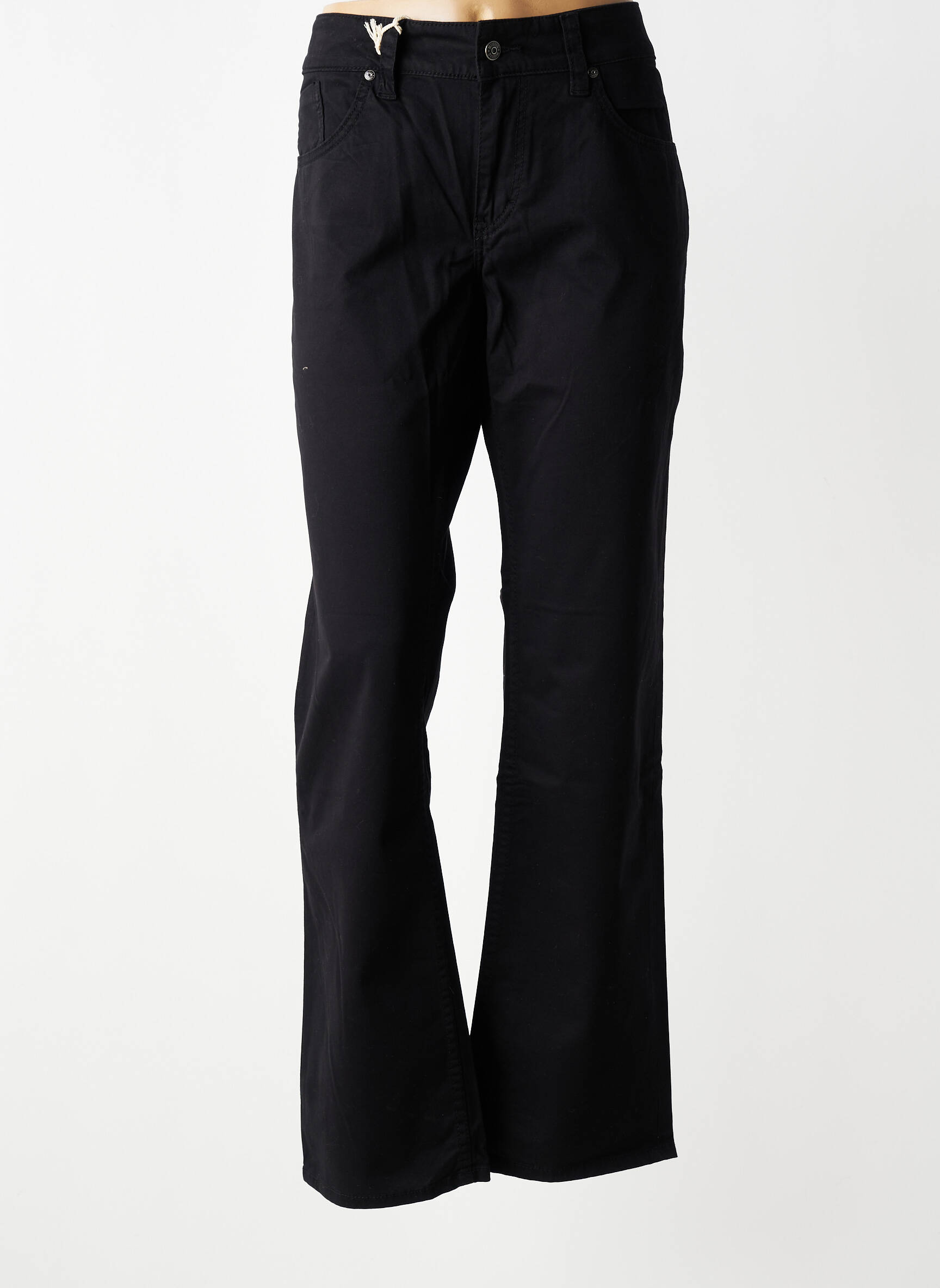 Pantalon drept elasticitate mărime normală negru MUSTANG femeie
