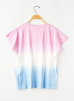 Tricou elasticitate mâneci scurte roz GARCIA fată