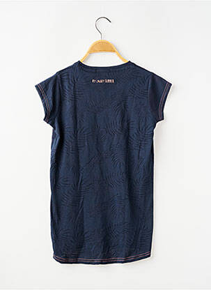Tricou elasticitate mâneci scurte albastru J&JOY fată