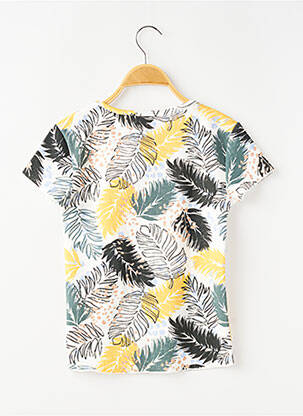 Tricou croială cambrată mâneci scurte gri GARCIA fată