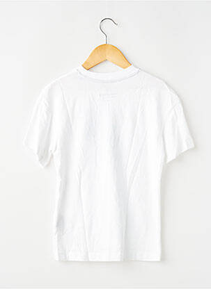 Tricou elasticitate mâneci scurte alb JACK & JONES băiat
