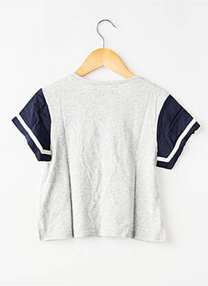 Tricou elasticitate mâneci scurte gri IKKS băiat