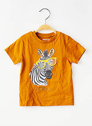 Tricou elasticitate mâneci scurte galben MAYORAL băiat