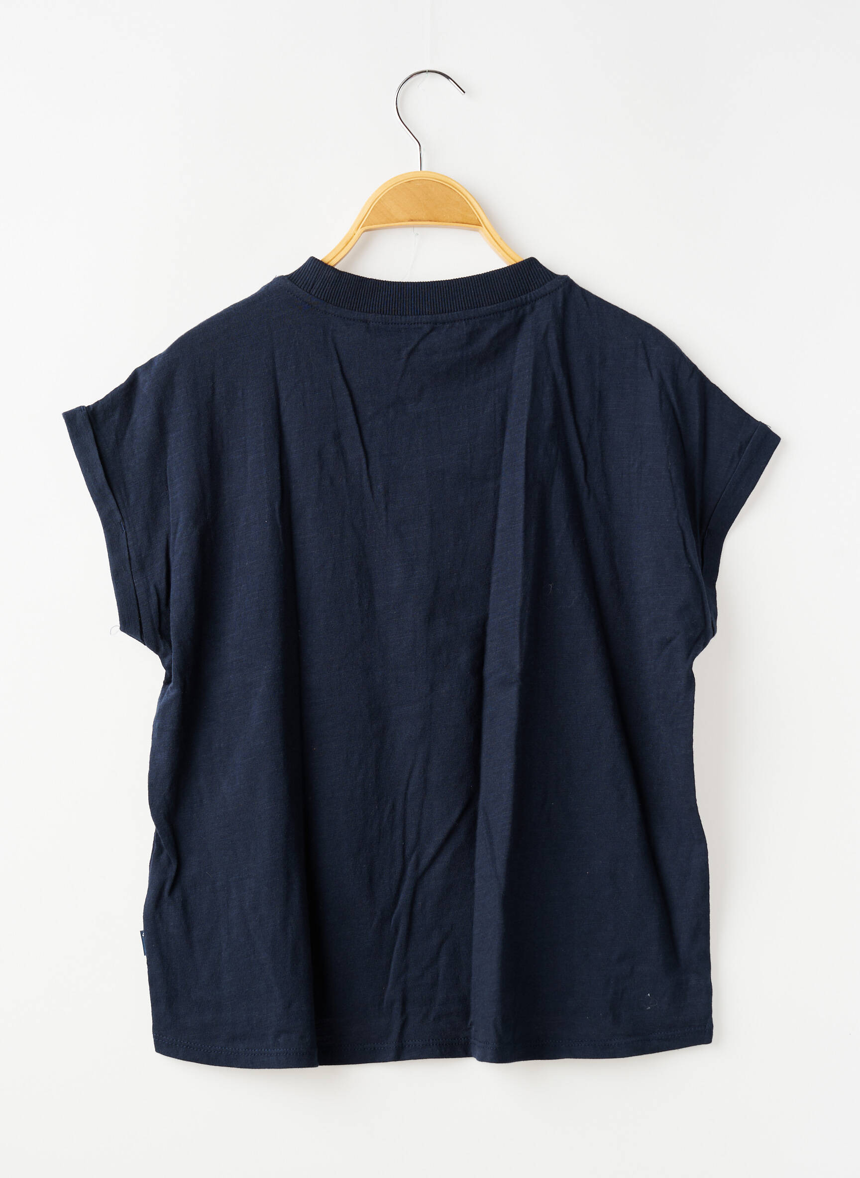 Tricou elasticitate mâneci scurte albastru GARCIA fată