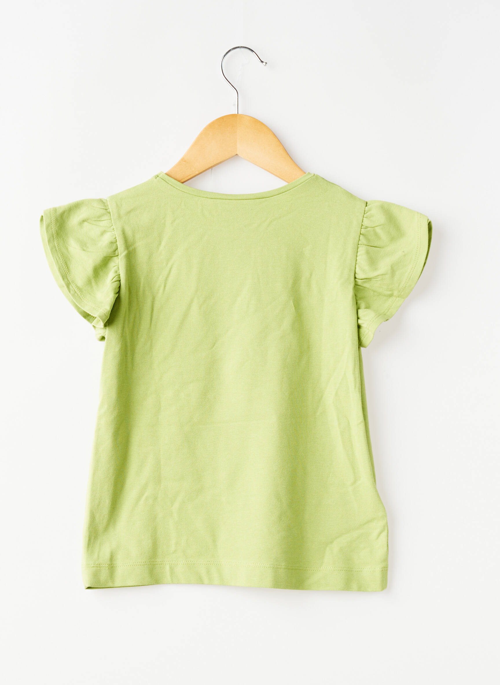 Tricou elasticitate mâneci scurte verde MAYORAL fată