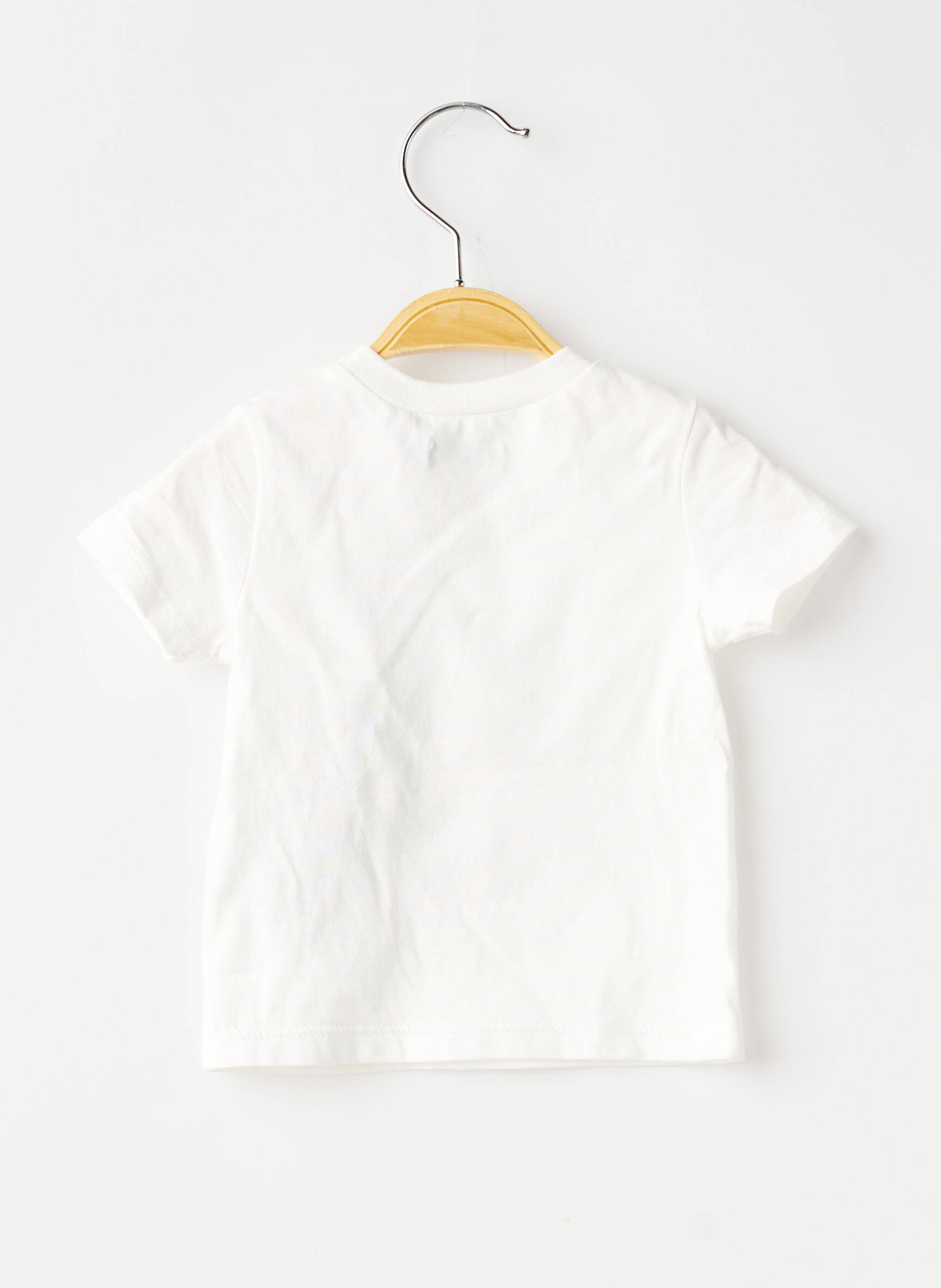 Tricou elasticitate mâneci scurte alb IKKS băiat