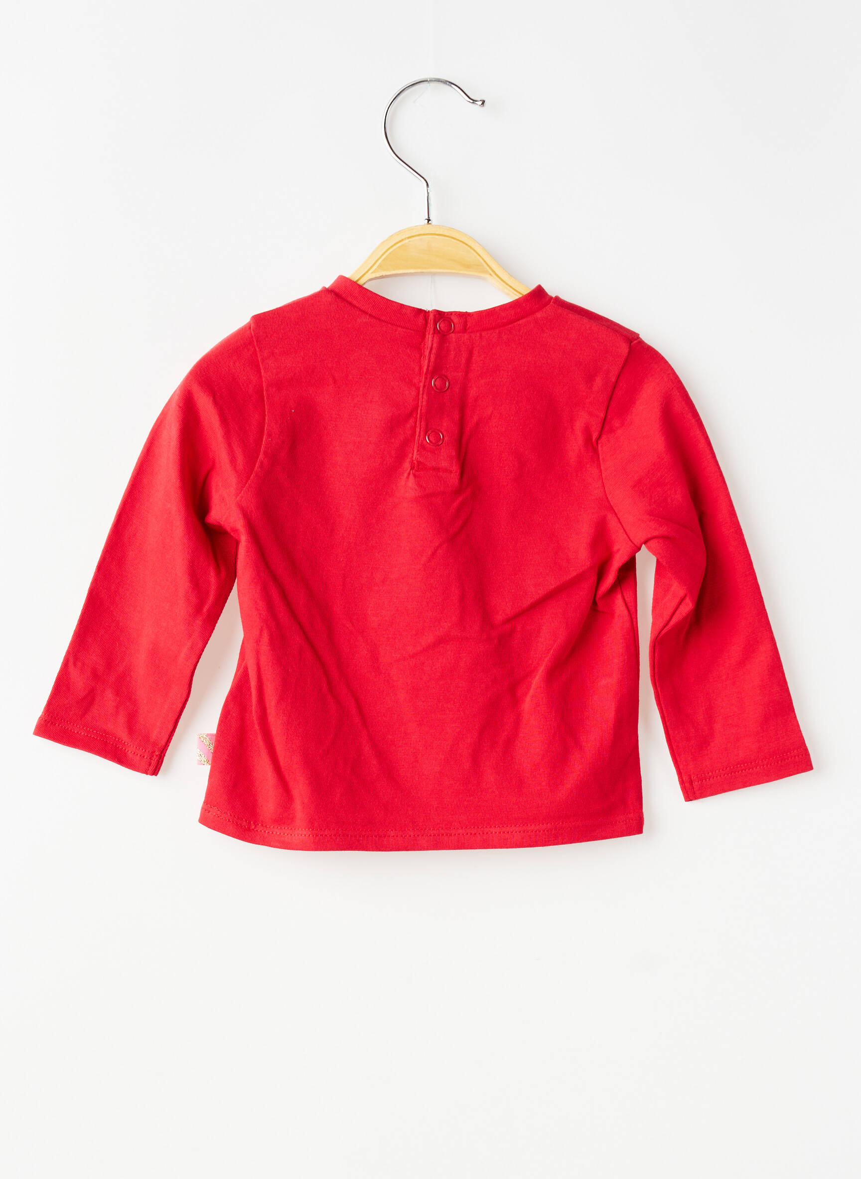 Tricou elasticitate mâneci lungi roșu BILLIEBLUSH fată