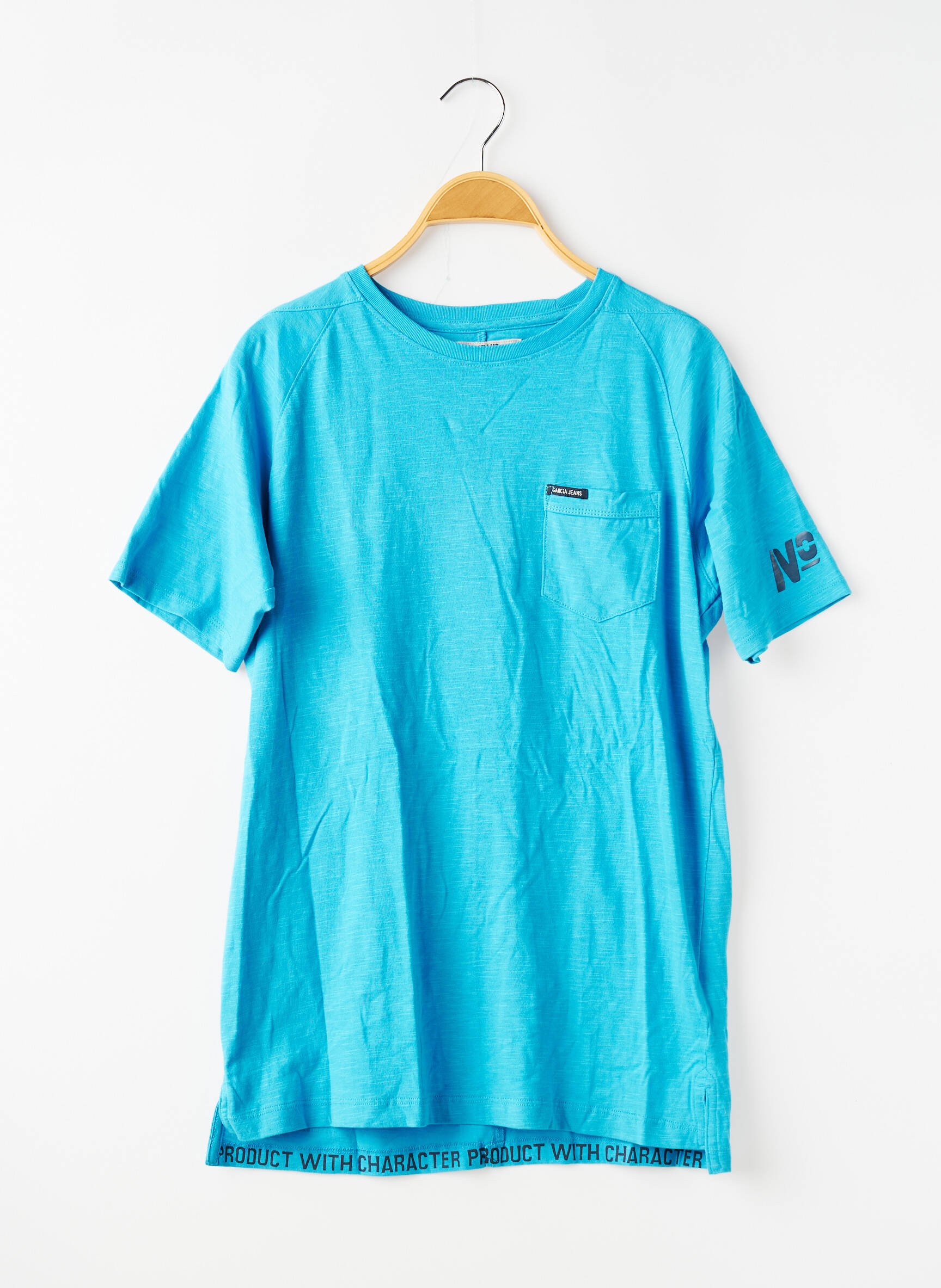 Tricou elasticitate mâneci scurte albastru GARCIA băiat