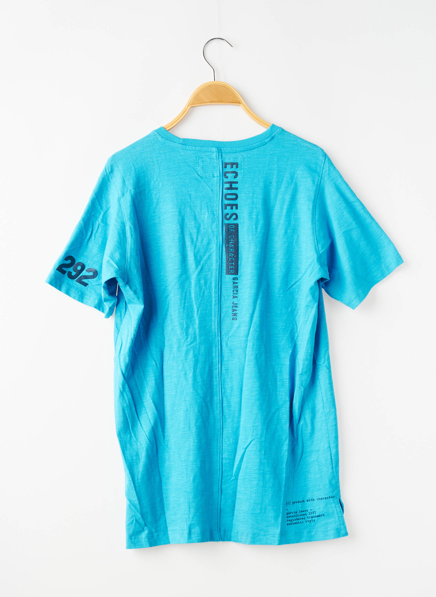 Tricou elasticitate mâneci scurte albastru GARCIA băiat