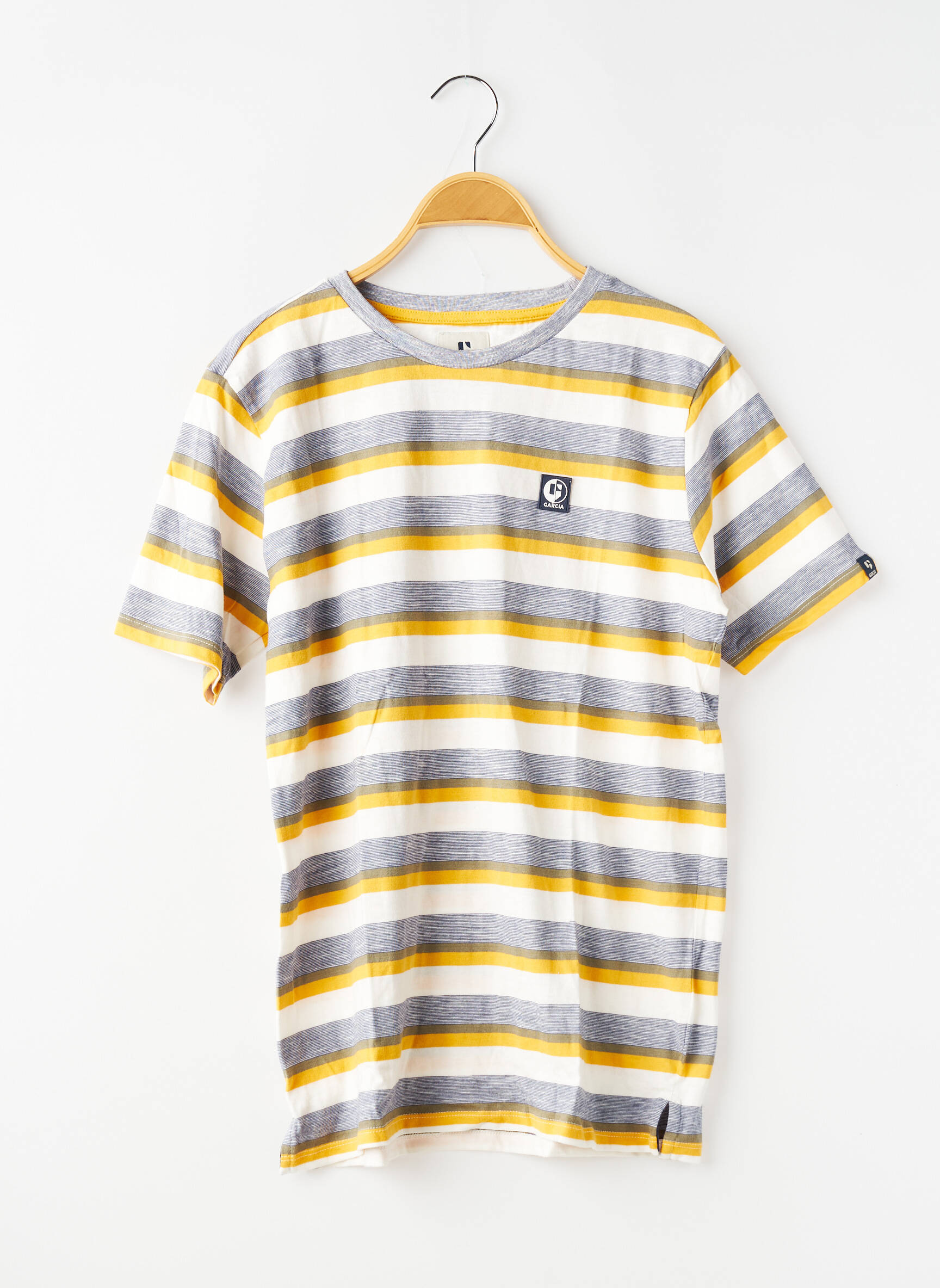 Tricou elasticitate mâneci scurte galben GARCIA băiat
