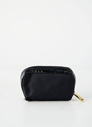 Portofel efect material satinat negru ROYAL WEAR femeie