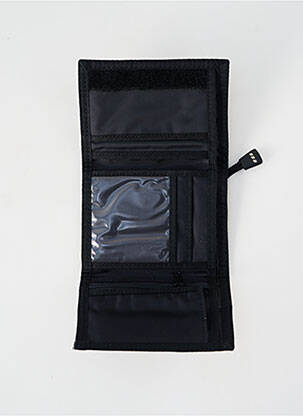 Portofel efect material satinat negru DDP femeie